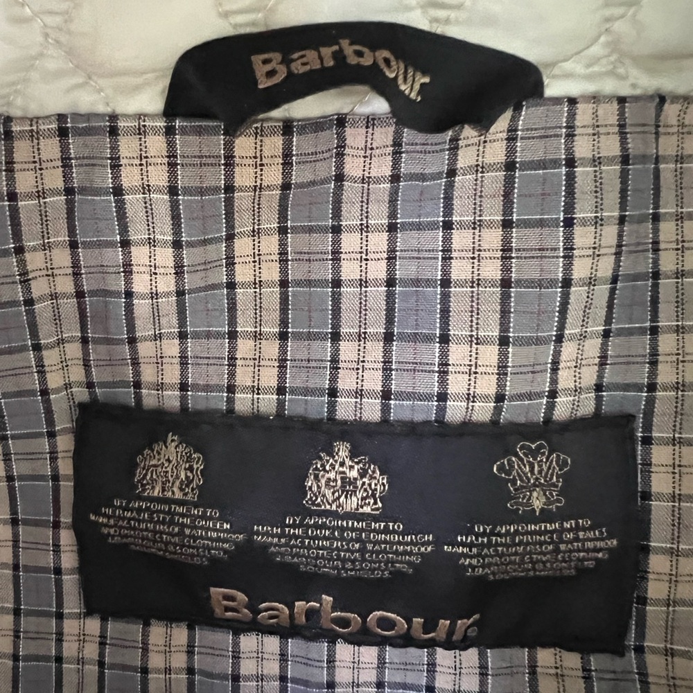 Barbour Quilted Jacket with Plaid Lining